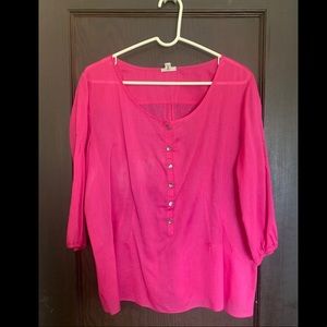 J Jill Button Blouse
